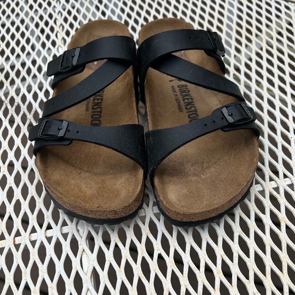 Birkenstock Black Strappy Sandals